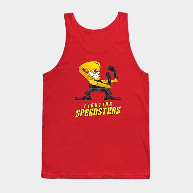 Fighting SPEEDSTERS- Reverse Tank Top by MatamorosGraphicDesign